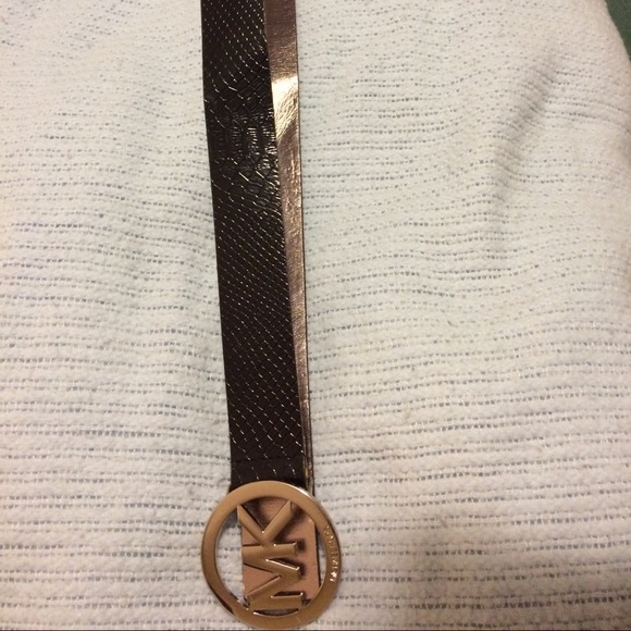 Leather MK belt Real. - Picture 2 of 2
